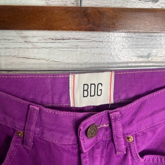 Urban Outfitters BDG Jean High Waisted Cowboy Purple Size 26 - Picture 4 of 8